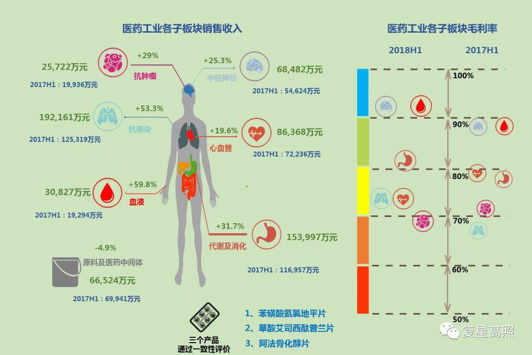 复星医药 ： 棋行中盘，取重舍轻方得胜 - 2018年半年报分析