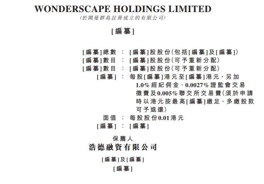 Wonderscape美容，新加坡最大的私密护理服务商，再次递交招股书、拟香港主板