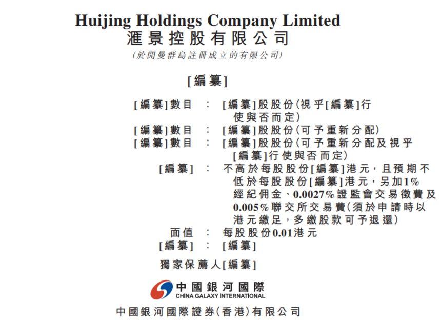 匯景控股，來自東莞的房地產企業，再次遞交招股書、擬香港主板上市