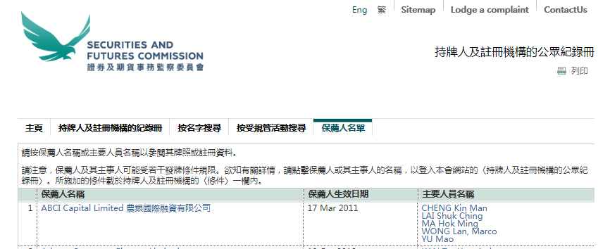 香港保荐人牌照，2019年新增 15 家