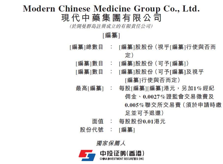 承德御室金丹药业，来自河北的中成药生产商，递交招股书，拟香港 IPO上市