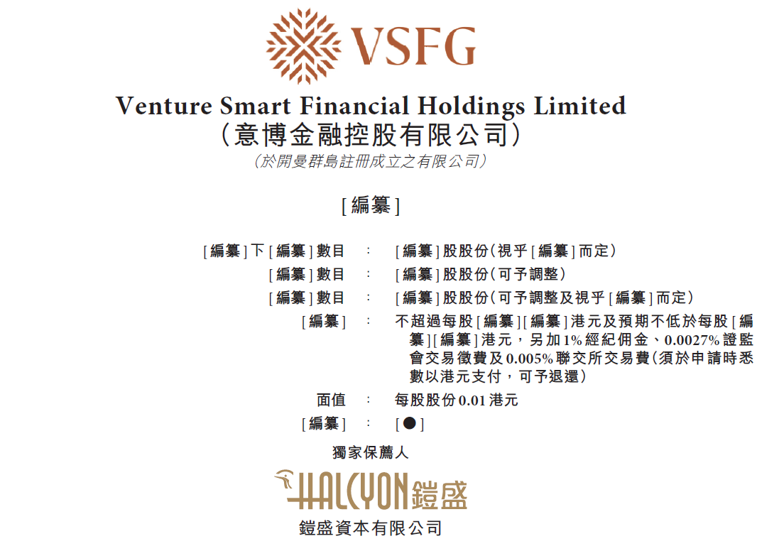 意博金融，香港金融服务商，递交招股书、拟香港IPO上市